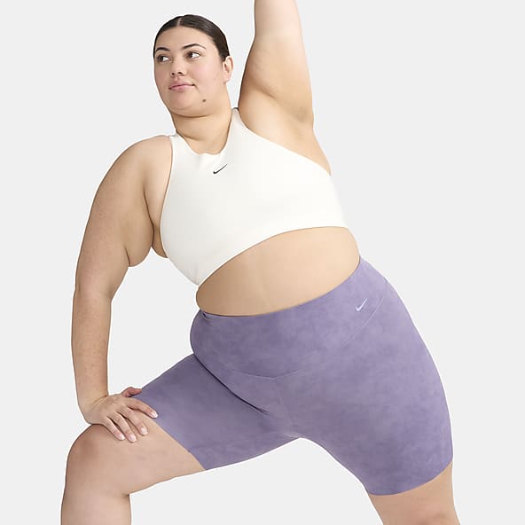 Womens Plus Size Yoga Shorts. Nike